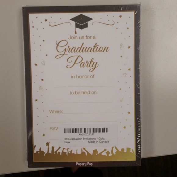 Graduation Party Invitations - Picture 1 of 1
